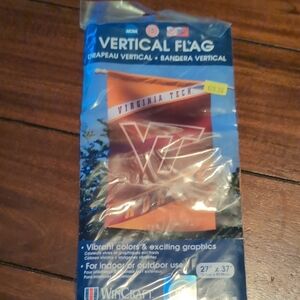 Wincraft Virginia Tech Orange and Maroon Vertical Flag